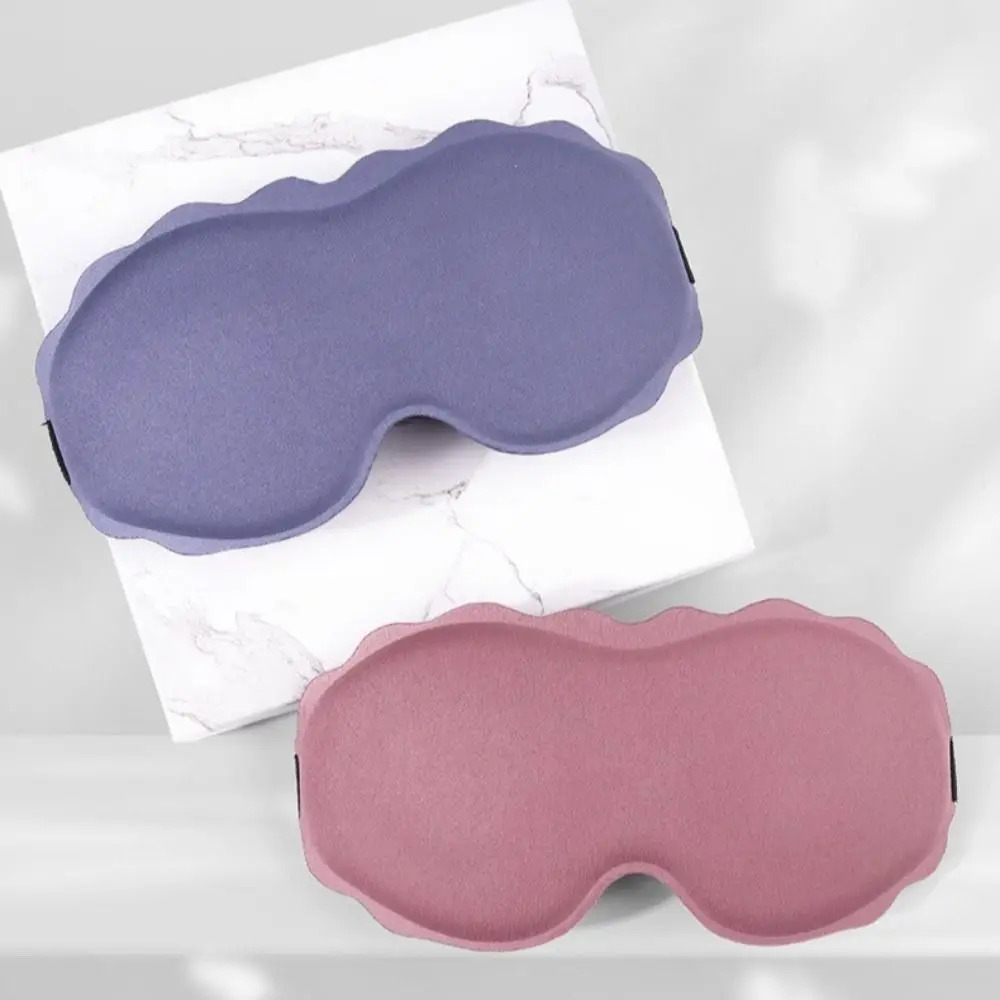 Lidschatten-Abdeckung, 3D-Schlafmaske, Augenklappe, verstellbar, atmungsaktiv, Nachtschlaf-Patch, weich, leicht, Reise-Augenmaske, Schlafmaske