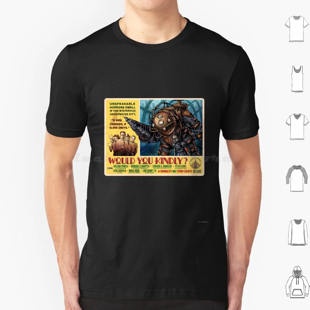 Would You Kindly T Shirt Men Women Kids 6Xl Bioshock Bioshock Plasmid Bioshock Infinite Bioshock 2 Rapture Bioshock 1 Big Daddy