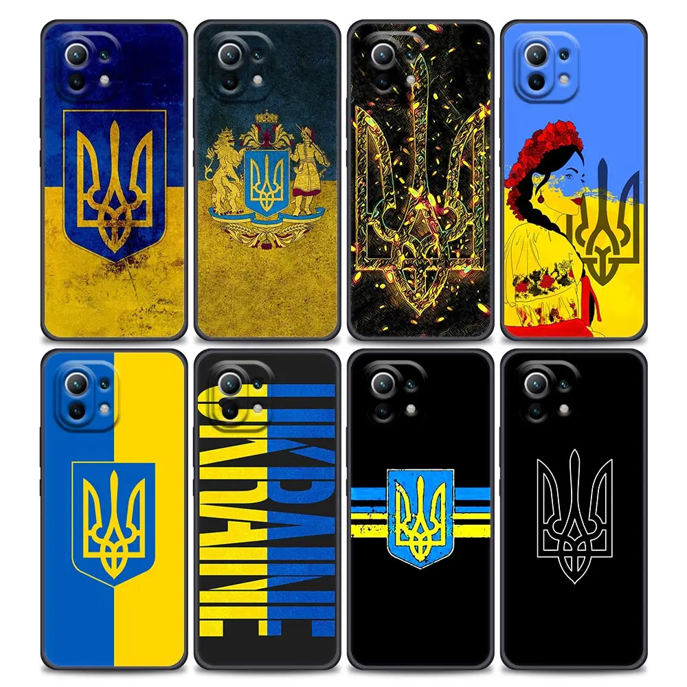 Чехол для телефона Xiaomi 15T 11T 12T 13T 14T Pro 15, Mi POCO X7 X8 M7 F7 Pro F8 Ultra F5 F6 M6 X5 X6 с украинским флагом и девушкой из Украины