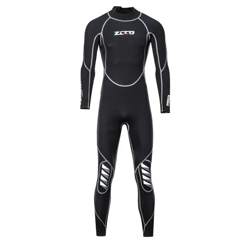 

Flexible 3MM Diving Suit Men's Thickened Warm Swimsuit Winter Snorkeling One-piece Long-sleeved Jellyfish Suit