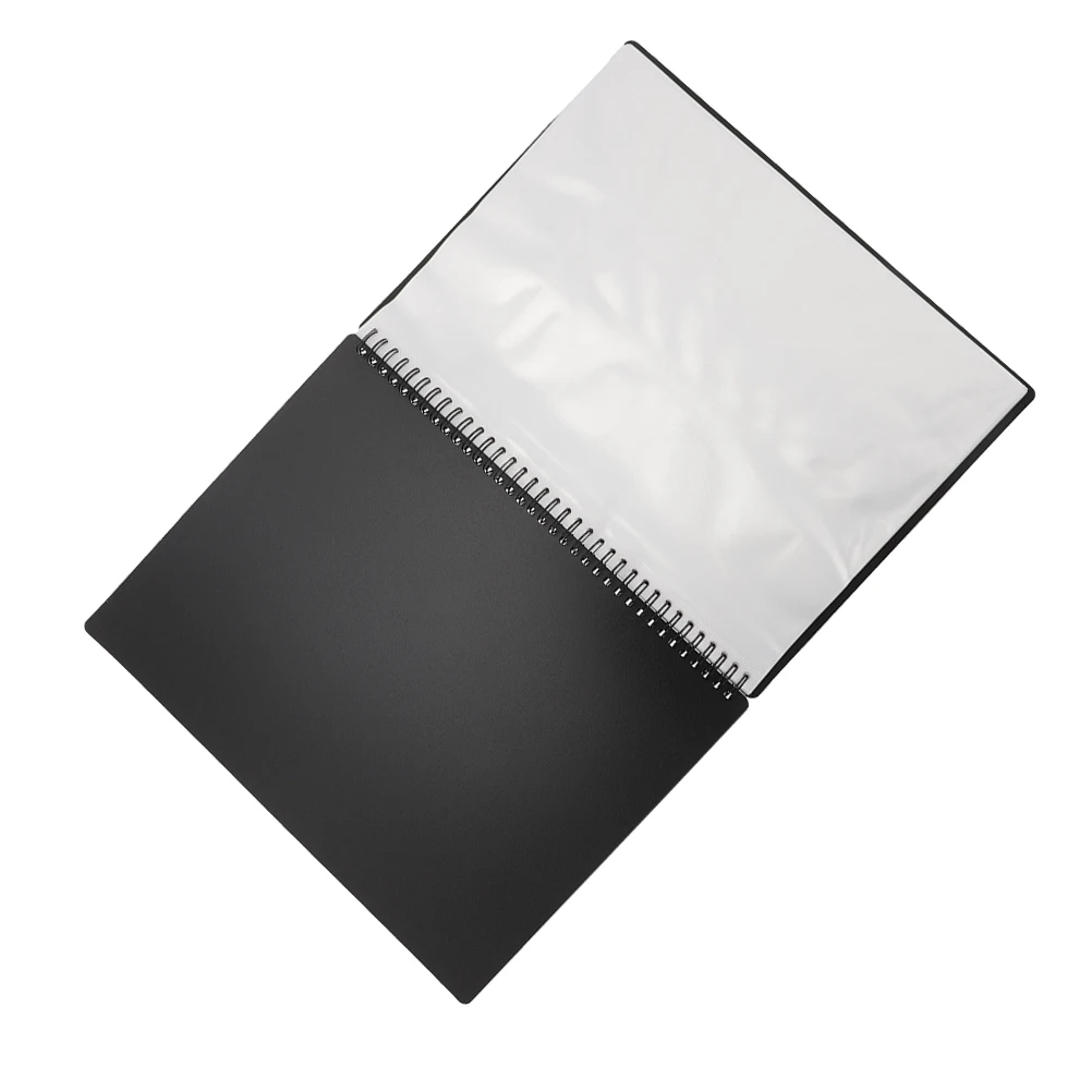 

Transparent Document A4 Sheet Music Binder File Organizer Clear Insert Pockets Piano Score Folder for Students Exam Paper