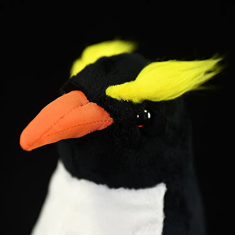 Penguin Series Yellow Eyebrow Penguin Simulated Animal Figure Knickknack,nicknack,Small ornaments and miniature models