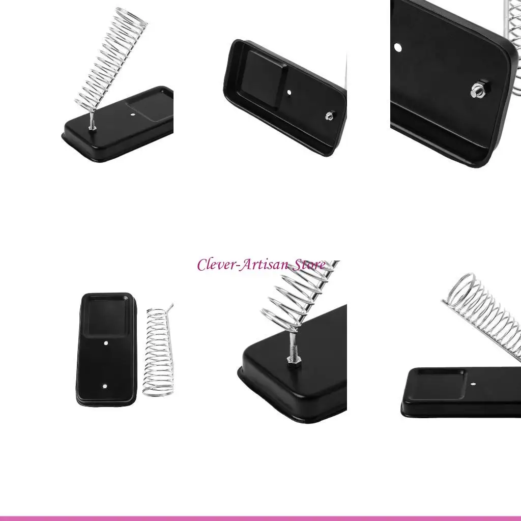 

E06B Soldering Iron Metal Stand Holder Safety Protect Base Support Station
