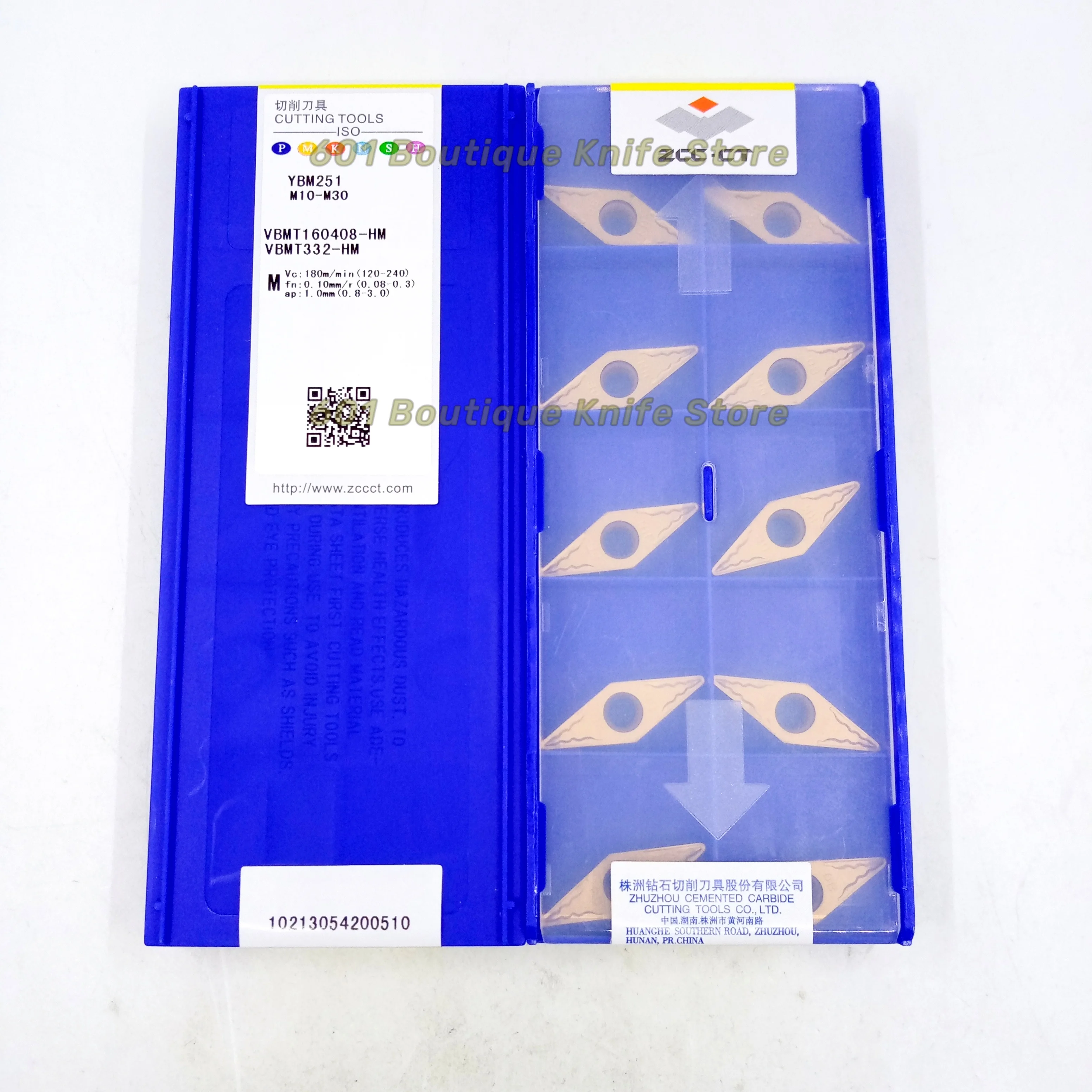 100% original ZCC CT  VBMT160408-HM  Carbide insert Processing: stainless steel and steel