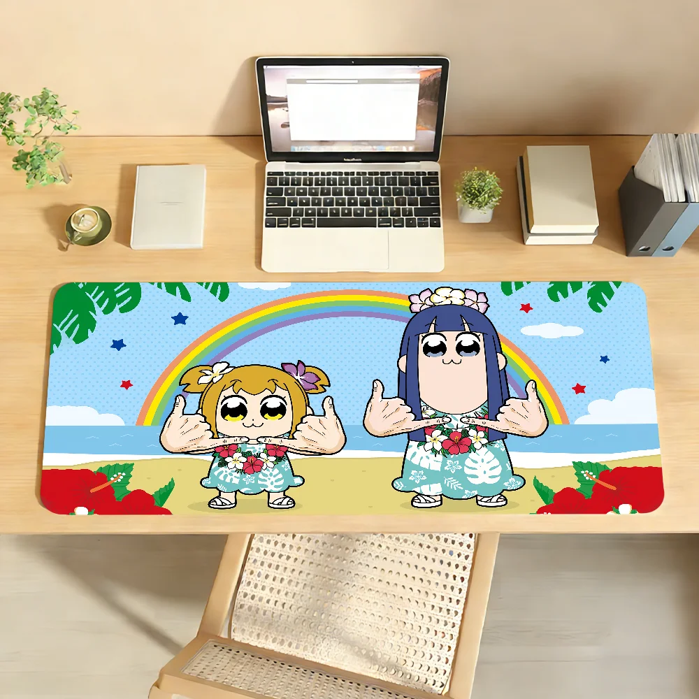 P-PopS Team E-EpicES MousePad Non-slip Locking Edge DeskMat PC Laptop Accessories Rubber Office Keyboard Game Carpet 350x900x3mm