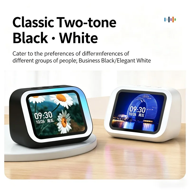 TF26 Pro Smart Wireless Speaker with AI Voice Assistant Intelligent Display MusicPlayer Alarm Clock Bluetooth Electronic Speaker view 5