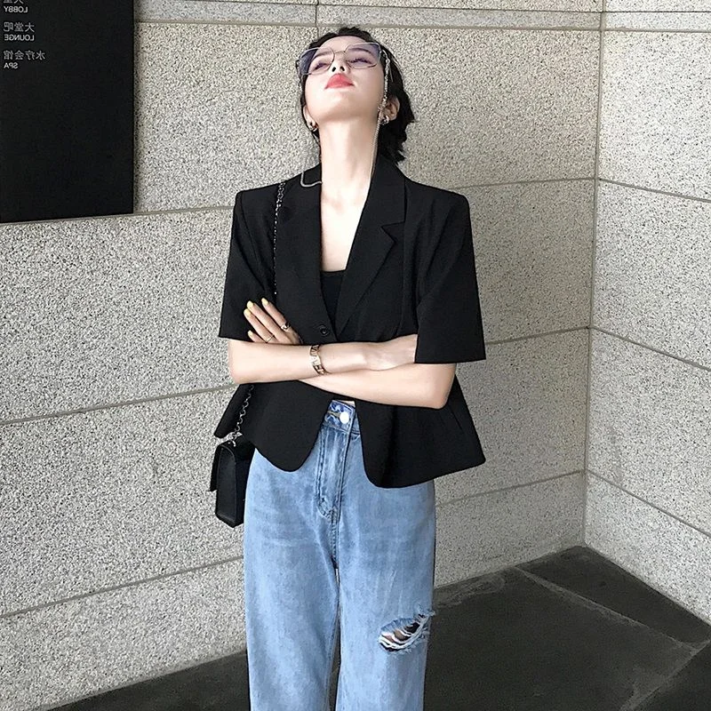 Lange blazers Dames Chique Oversized Blazer Double-Breasted Revers Patchwork Kantoor Dame Herfst Slim Fit Uitloper Groot Stijlvol