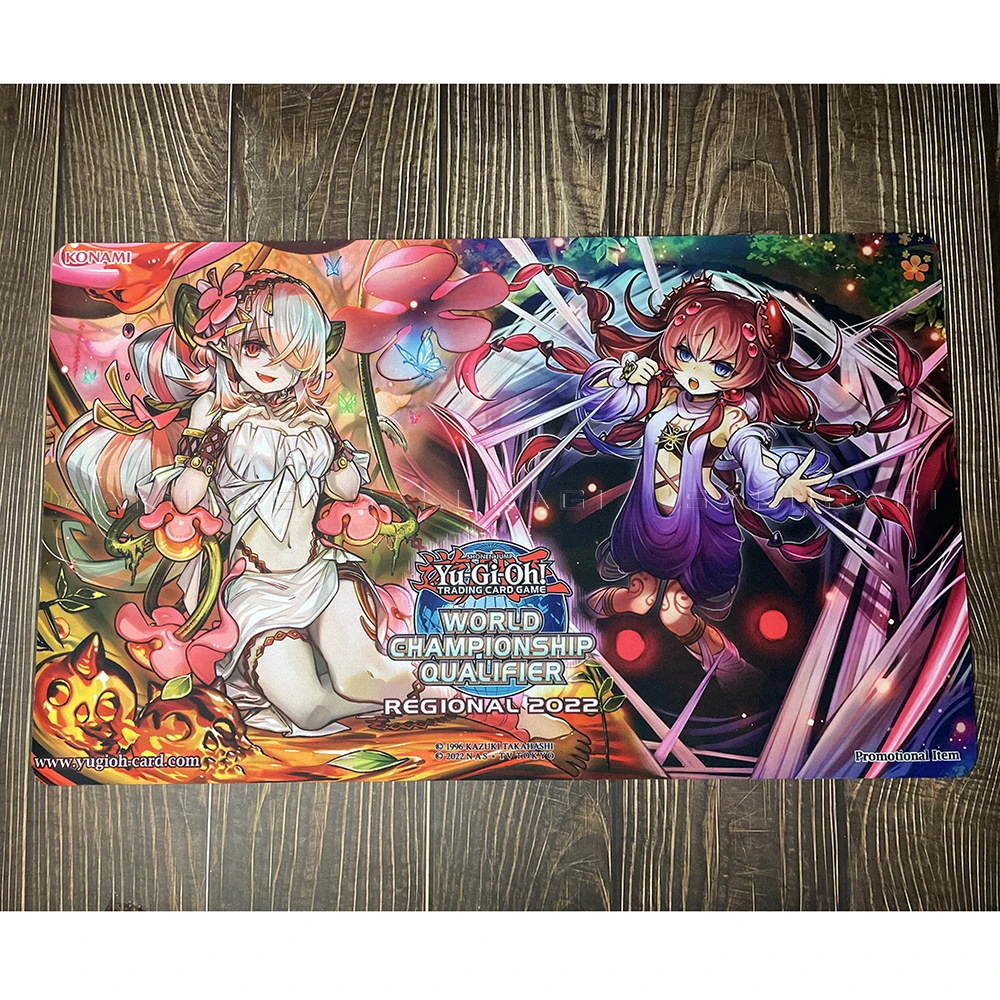 Yu-Gi-Oh Traptrix Rafflesia Card Pad Playmat YGO Mat MTG KMC TCG YuGiOh Mat-262