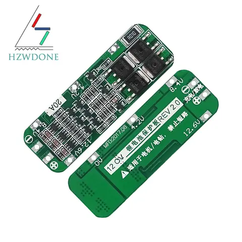 3S 20A Li-ion Lithium Battery 18650 Charger PCB BMS Protection Board For Drill Motor 12.6V Lipo Cell Module