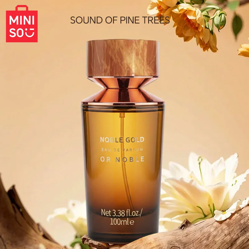 

MINISO NOBLE GOLD духи для мужчин оригинальные роскошные духи Arabes Woody Eau De Parfum дизайнерский аромат мужской подарок спрей для тела 100 мл