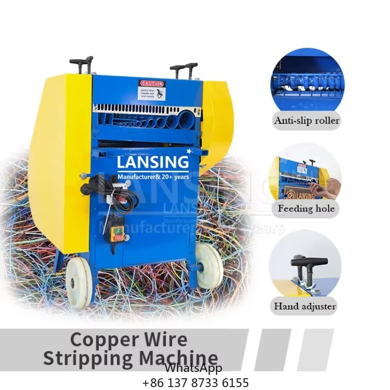 High Quality Copper Scrap Recycling Machine Cable Wire Stripper Peeling Equipment