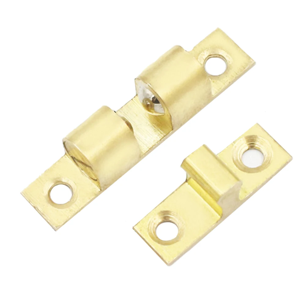 Adjustable Solid Brass Ball Catch Latch Enhance Your Cabinet Functionality with Customizable Closing Mechanism