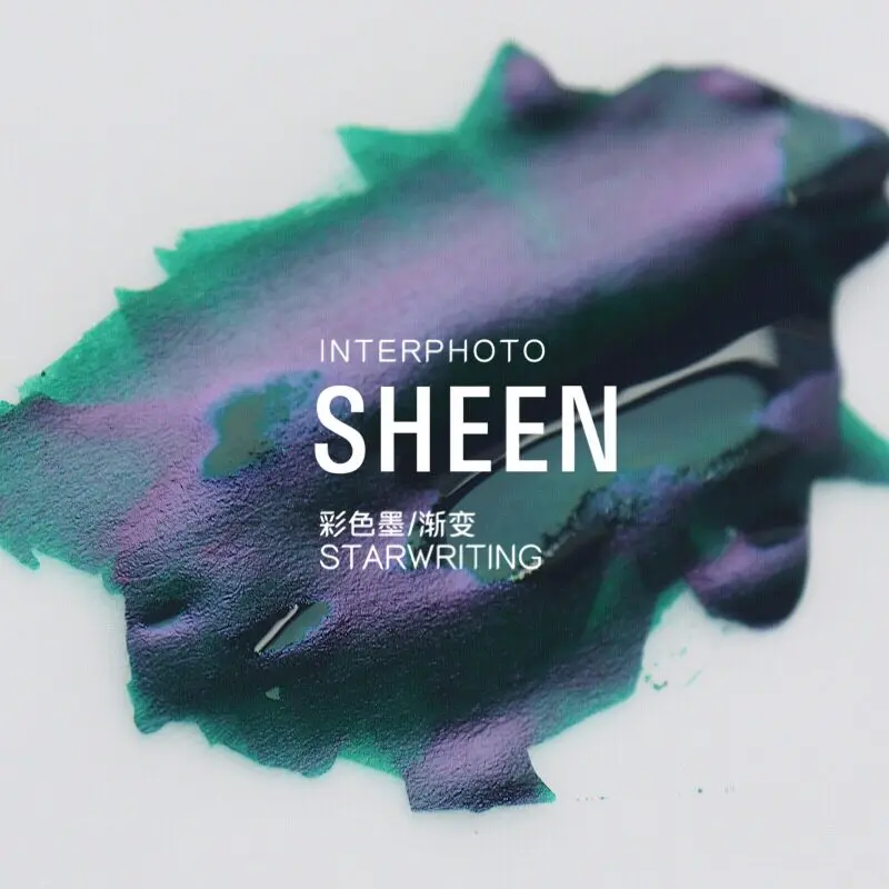 

5/30/55ml 6 Colors Sheen Fountain Pen Ink Gradient Color Changing Ink for Dip Pen Calligraphy Office School Supplies Stationery