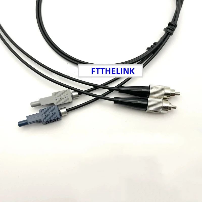 fiber optic jumper FC-HFBR4503/4513 duplex 1000um 1m 3m 5m 1.0x2.2mm plastic optical fibre POF patch cords DX 2pcs