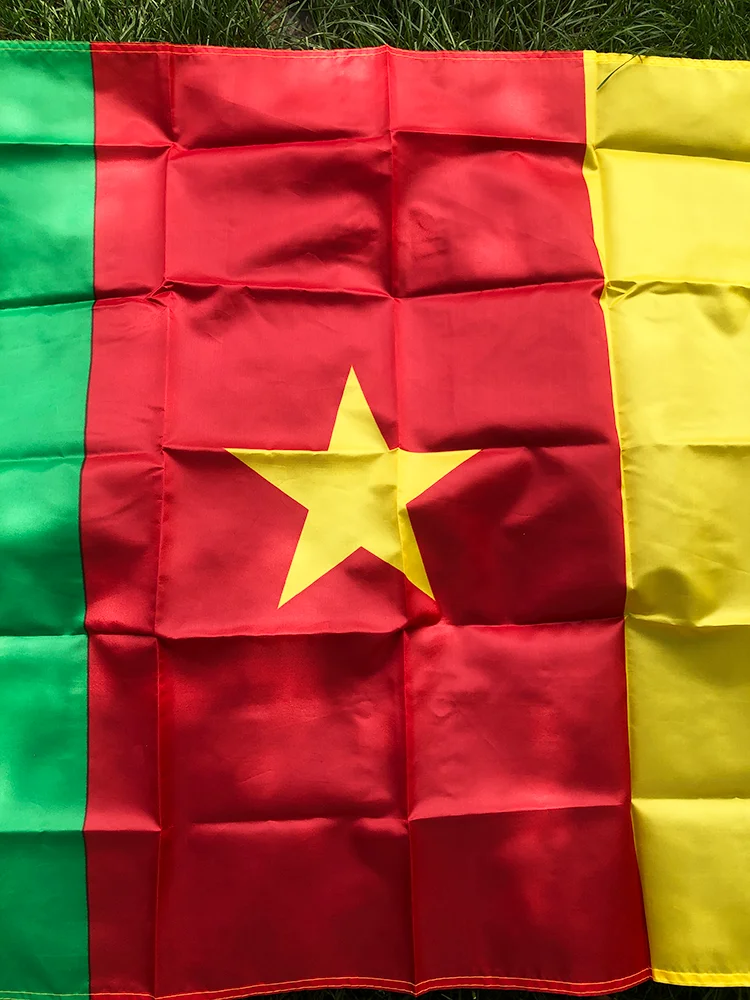 Bandera de Camerún en poliestireno para pared decorativa - imagen 4