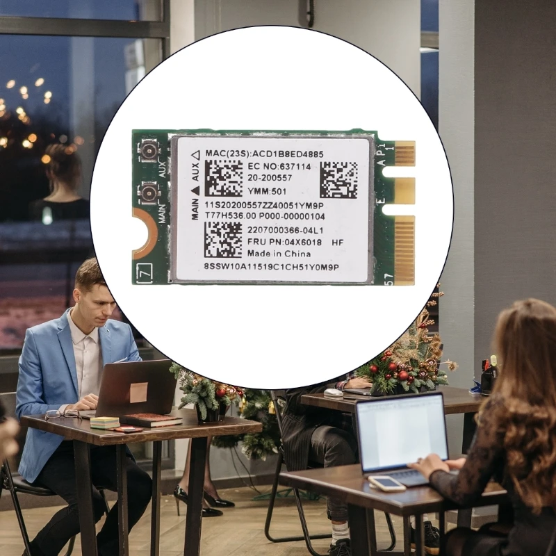 Carte réseau sans fil K1AA M.2 NGFF, carte LAN sans fil monobande 2.4GHz, compatible BCM943142Y