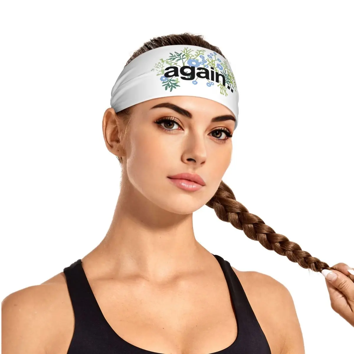

Custom Fred Again Sweatband for Men Women Quick Drying Sports Sweatband Gym Yoga Running