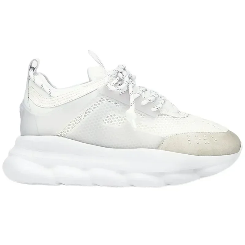 الرجال النساء مصمم أحذية منصة أحذية رياضية المطاط الجلد المدبوغ الثلاثي أسود أبيض بلويت الذهب الأحمر الكرز المدربين عارضة