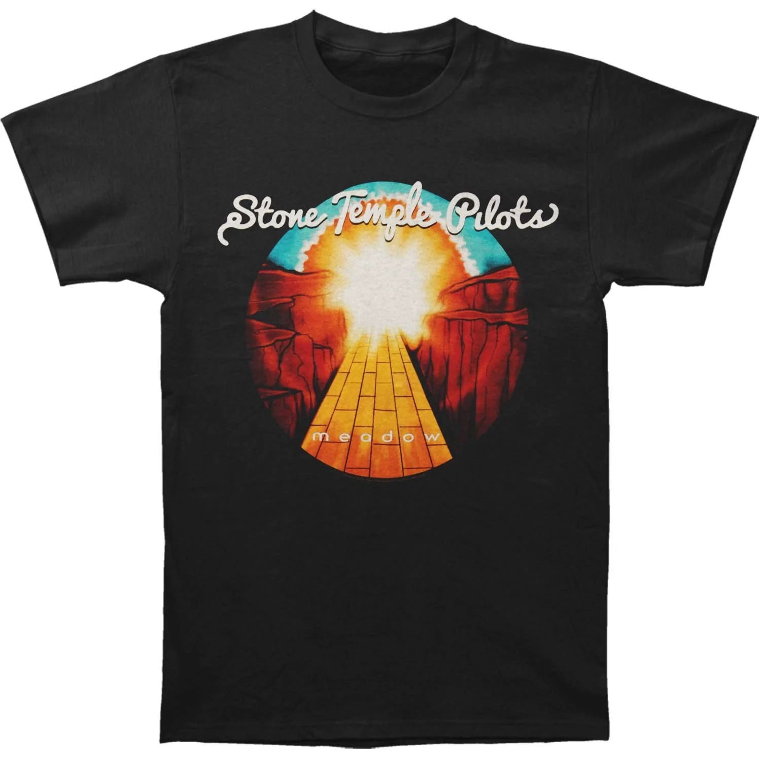 Stone Temple Pilots Men's Meadow Slim Fit TShirt Black