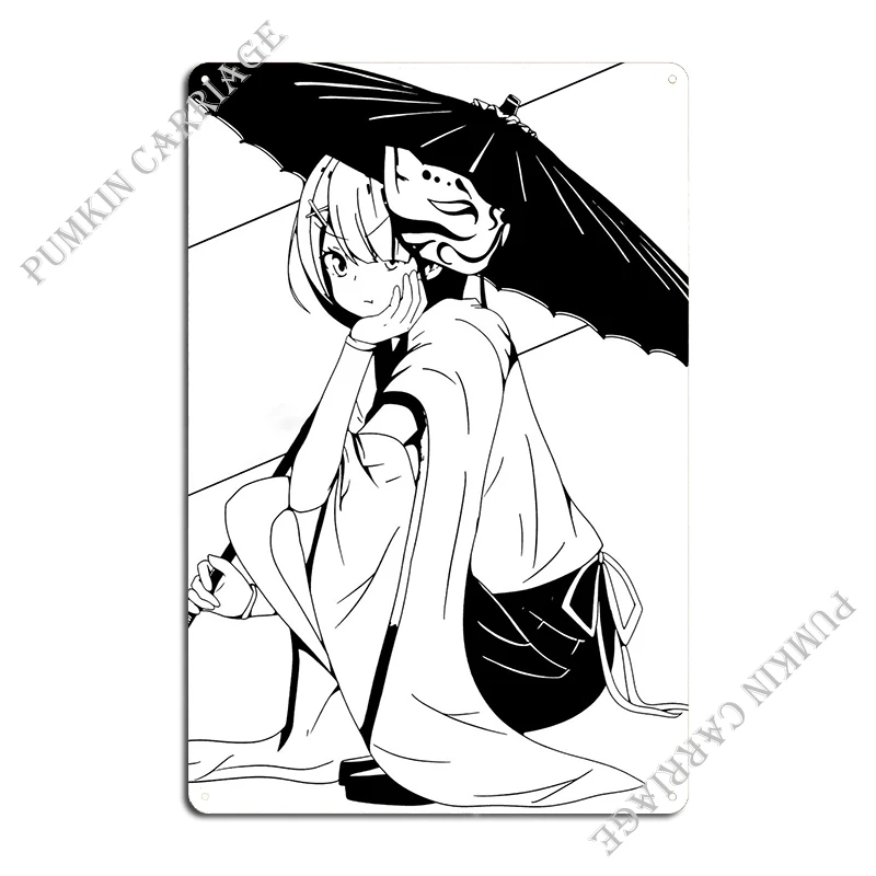 Ram Re Zero Metal Signs Club Decoration Garage Create Tin Sign Poster