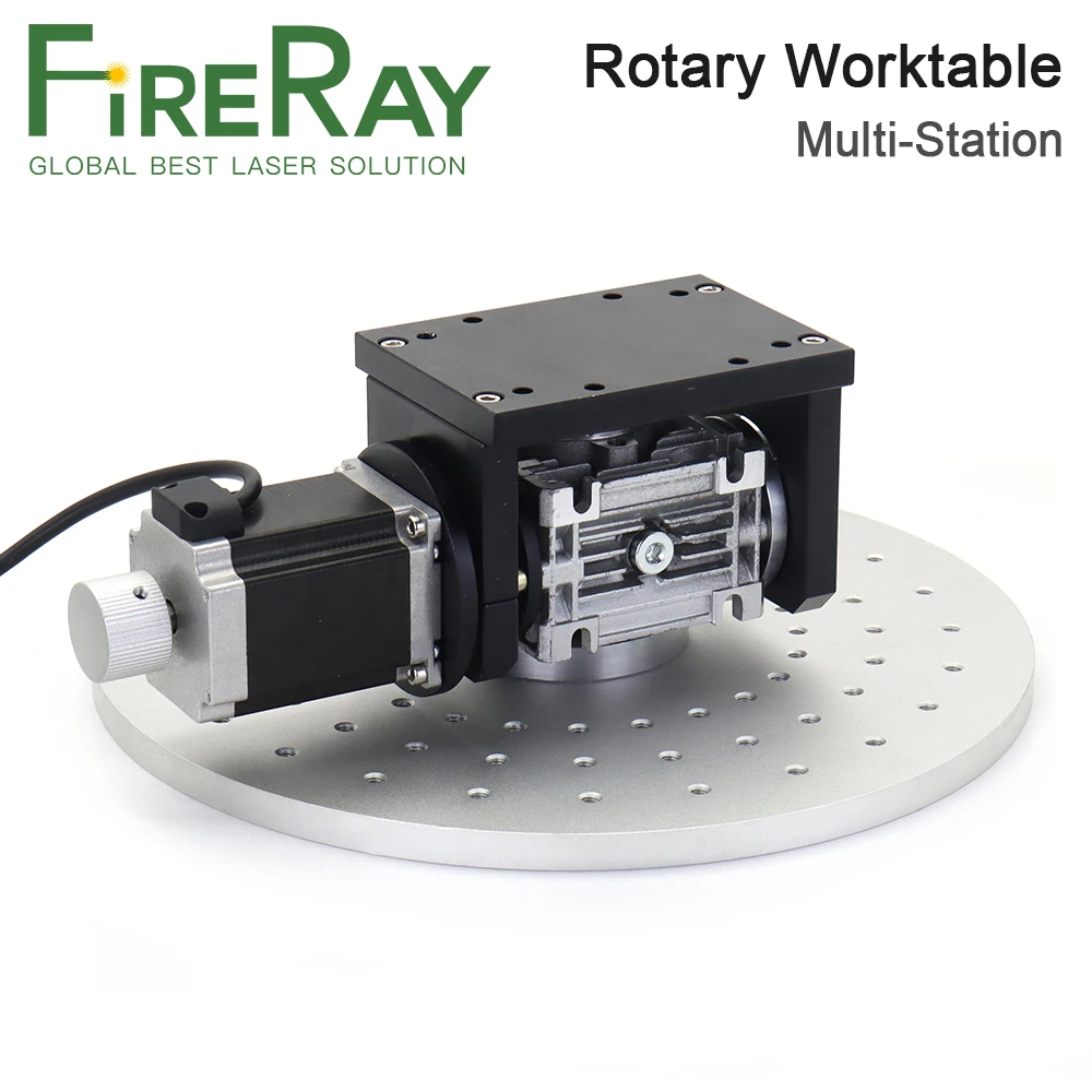 Fireray Multi-station Rotary Worktable for Fiber Laser Co2 Laser Makring Machine