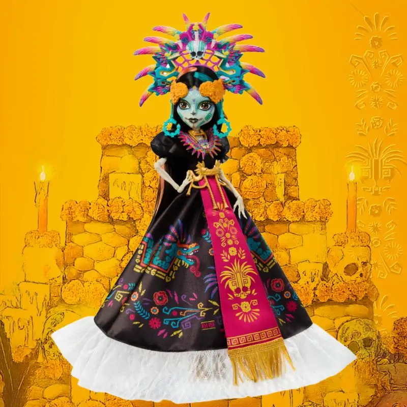 

Barbie Elf High School Monster High Day of the Dead series dolls 2025 new genuine collection figurines gifts
