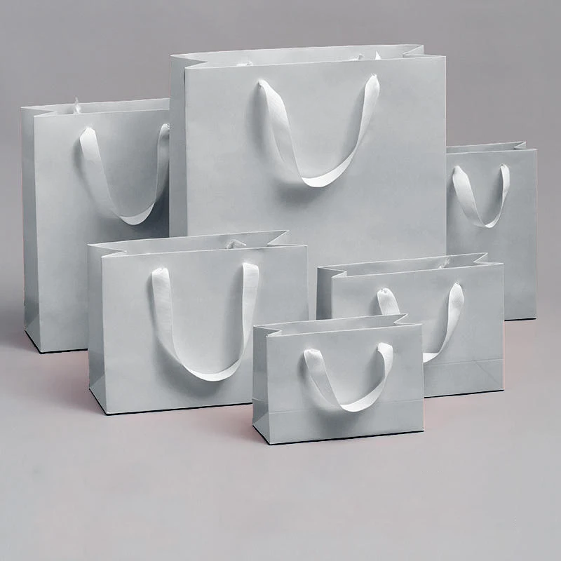 100pcs Paper Bag  Jewelries Packaging Cosmetic Makeup Storage Gift Bags Custom Logo Print Personalized Business Logo