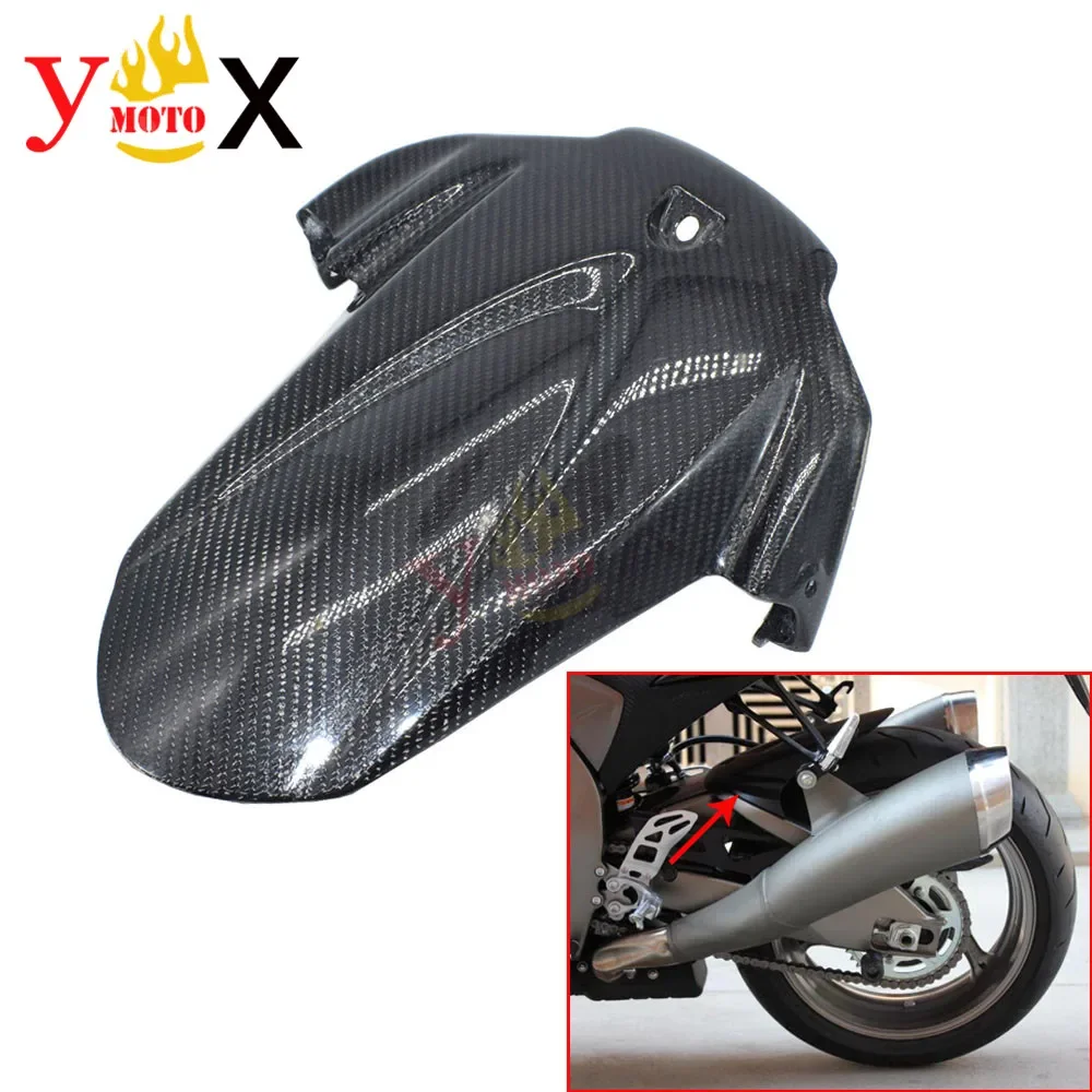 K9 GSX-R1000 09-16 Real Carbon Fiber Rear Tire Wheel Hugger Fender Mudguard Splash Guard For SUZUKI GSXR1000 2009-2016 2010 2011
