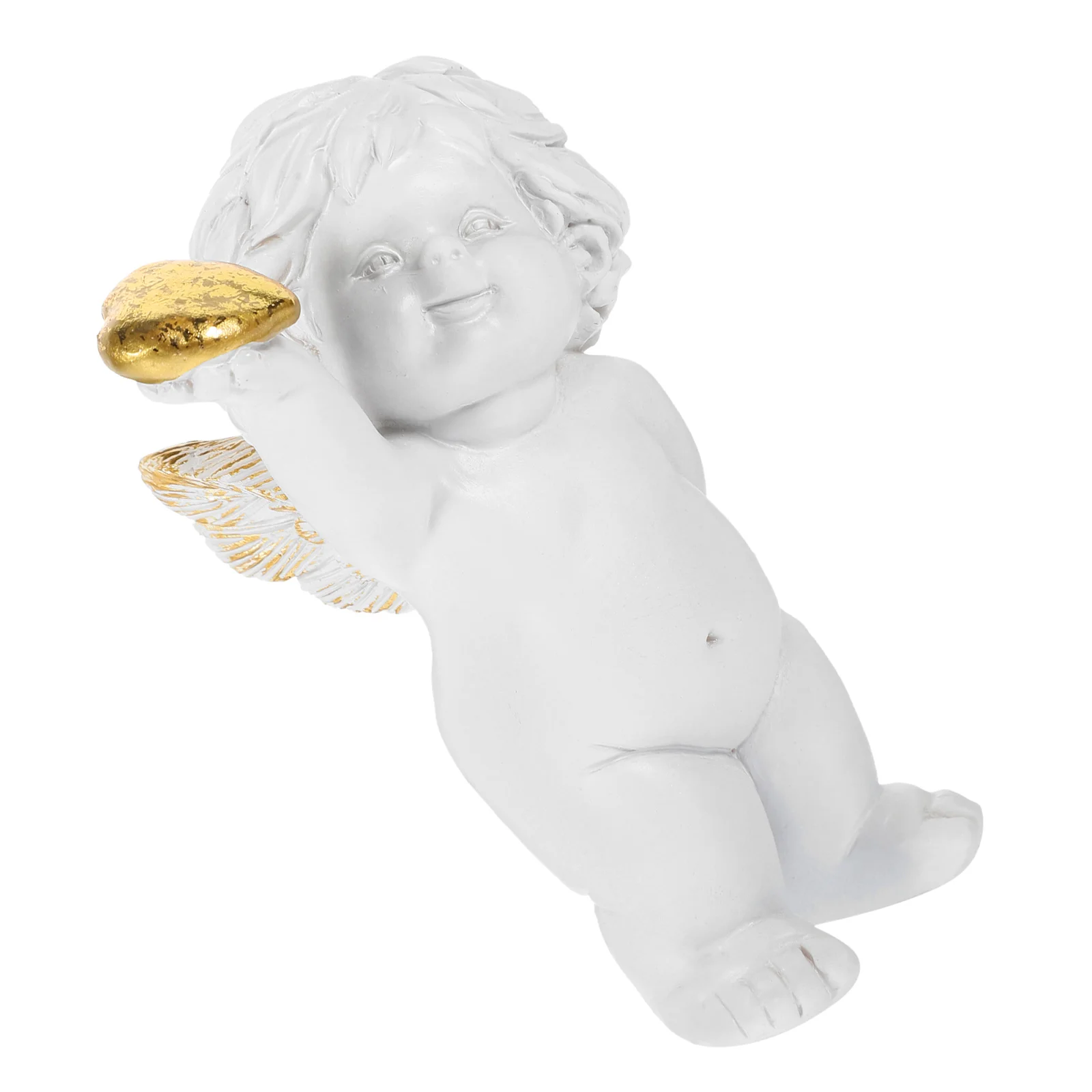 

Love Angel Ornaments Resin Figurines Desktop Decor Small Size Light Weight Perfect Gifts Home Decor Angel Statue Photo Props