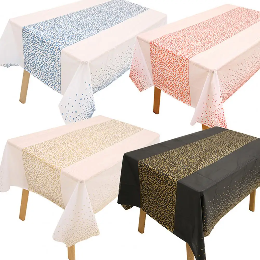 

Table Cover Large Table Cloth Soft Adding Vitality Nice-looking Kids Adult Birthday Party Disposable Tablecloth