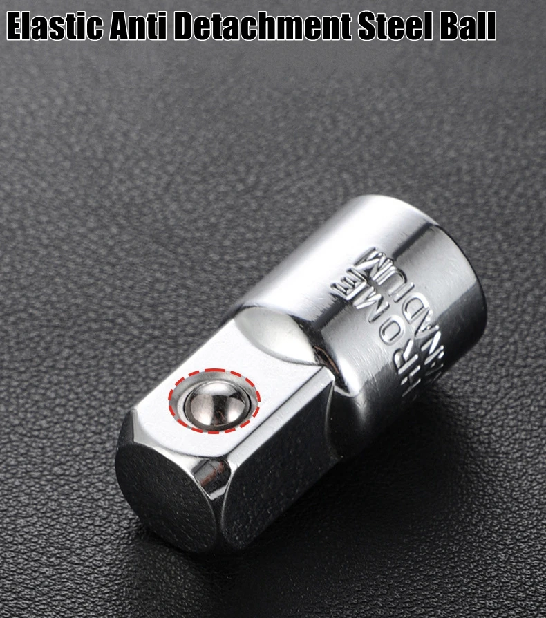 1/2,1/4,3/8 Ratschen Schraubenschlüssel Steckschlüssel Adapter Konverter Transfer Steckschlüssel Ratsche Hülse Adapter Antriebsschlüssel Verbindungskopf – Detail 5