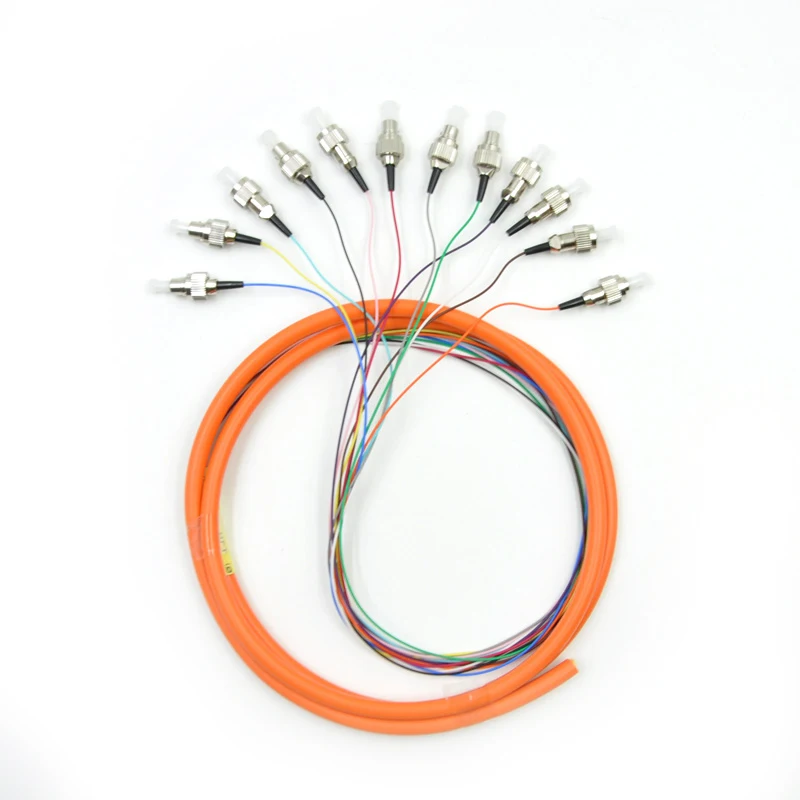 FC /UPC OM2 MM Multi Mode Optical Fiber Pigtail 0.9mm Simplex 50/125,1-3 Meters Free Shipping