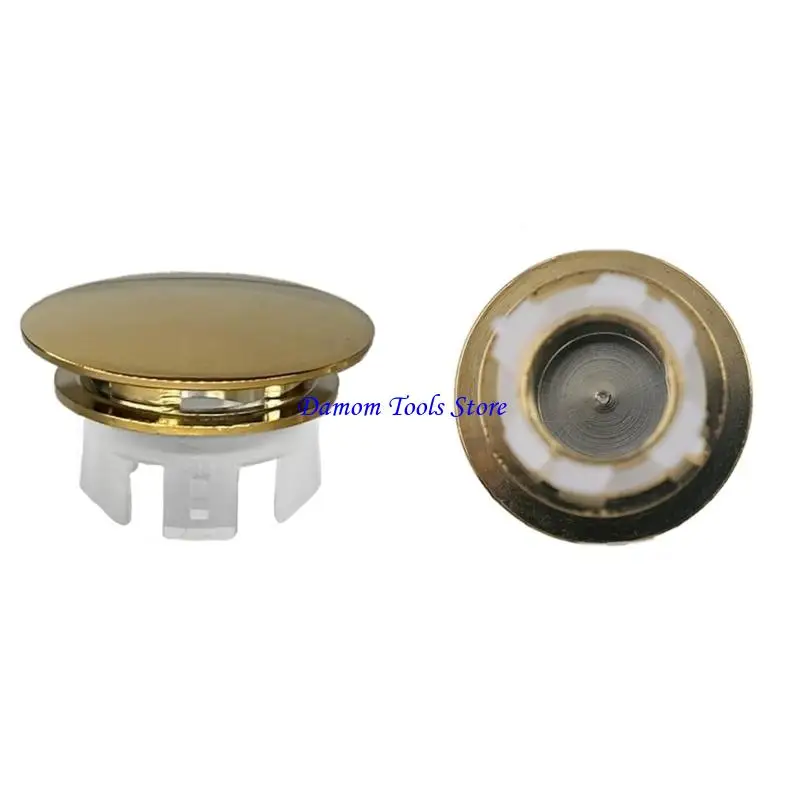 57BE 2Pcs Wash Basin Double Layer Round Overflow Plug Bath Sink Anti Overflow Rings Drain Hole Cover Easy to Install