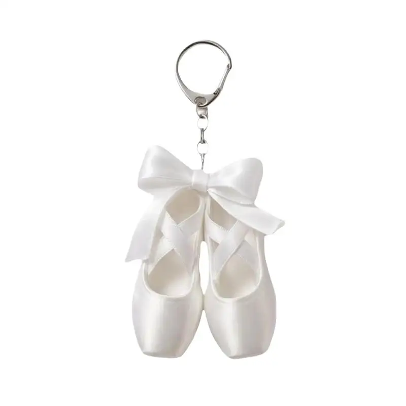 1 Stück niedlicher Taschenanhänger im Tanz-Design, modischer Ballettschuh-Schleifen-Schlüsselanhänger, hängendes Ornament, Schlüsselring-Anhänger, Geschenk für Tänzerinnen. – Detail 10
