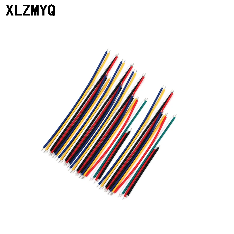 260Pcs 24AWG 5cm 8cm 10cm 6 Colors Breadboard Jumper Wire Cable Kit Tin-Plated PCB Solder Cable Flexible PVC Electronic Wire