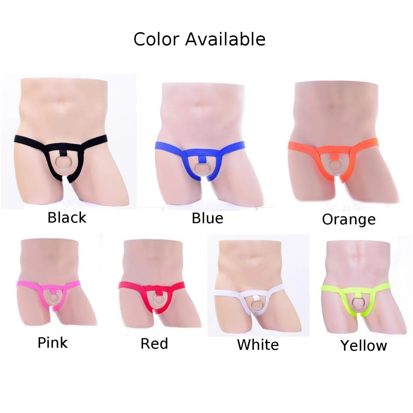 Homens Sissy Bordados Tangas de Renda, G String Bikini Roupa Interior, Cuecas Sem Costas, O-Ring Detalhando