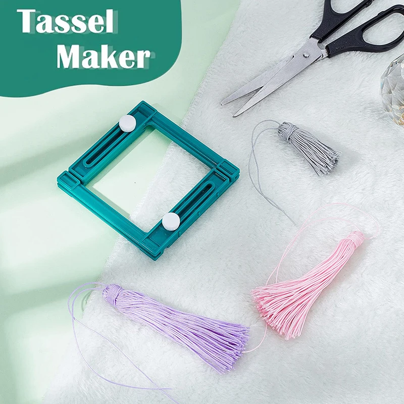 Tassel Maker Tool Vierkant Plastic Tassel Maker Fluff Weaver Wol Breien Kwastje Maker Craft Tool Breigaren DIY Gereedschap