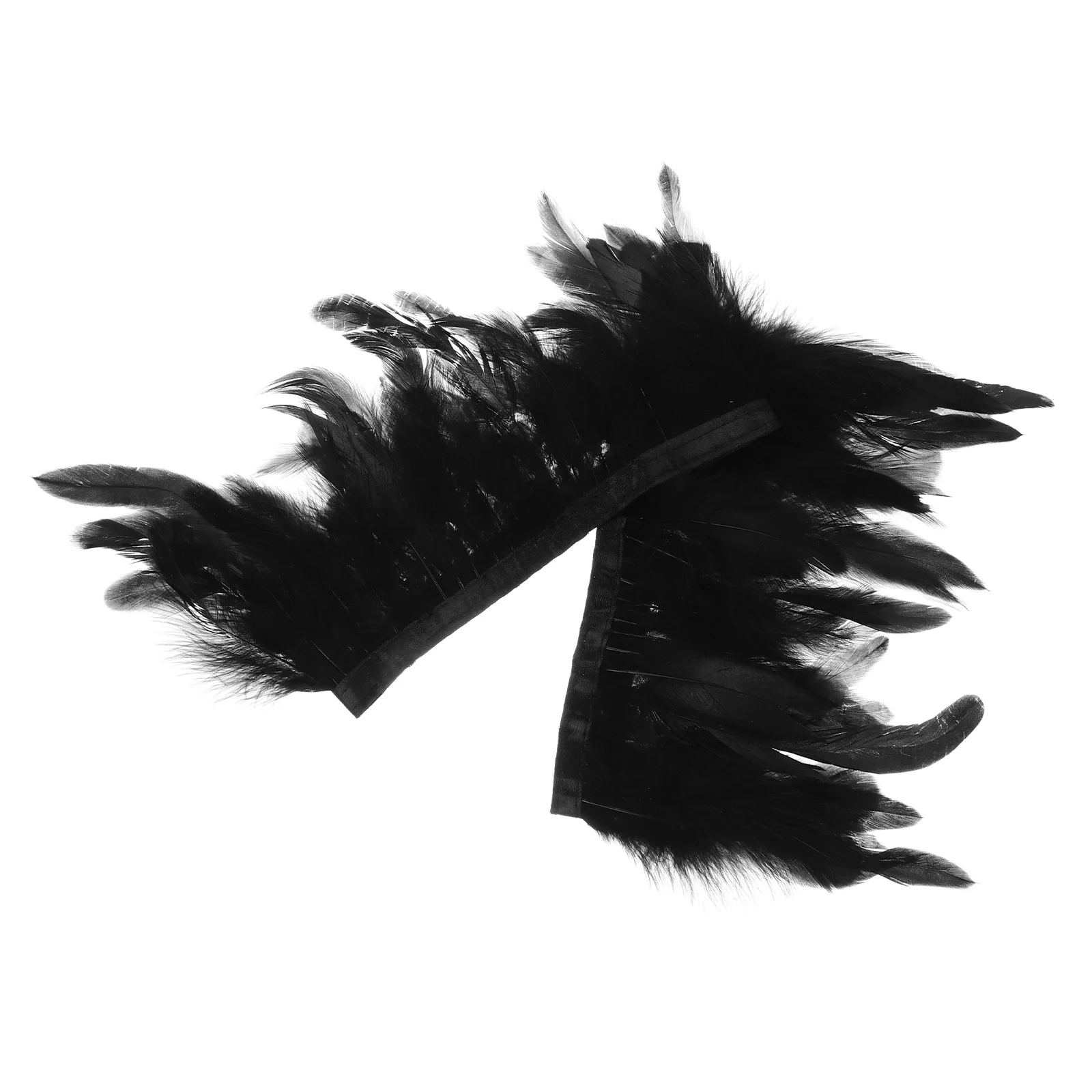 

Feathered Cape Exquisite Craftsmanship Costume Shoulder Wrap Halloween Masquerade Party Accessory Shawl Cape Carnival Costume