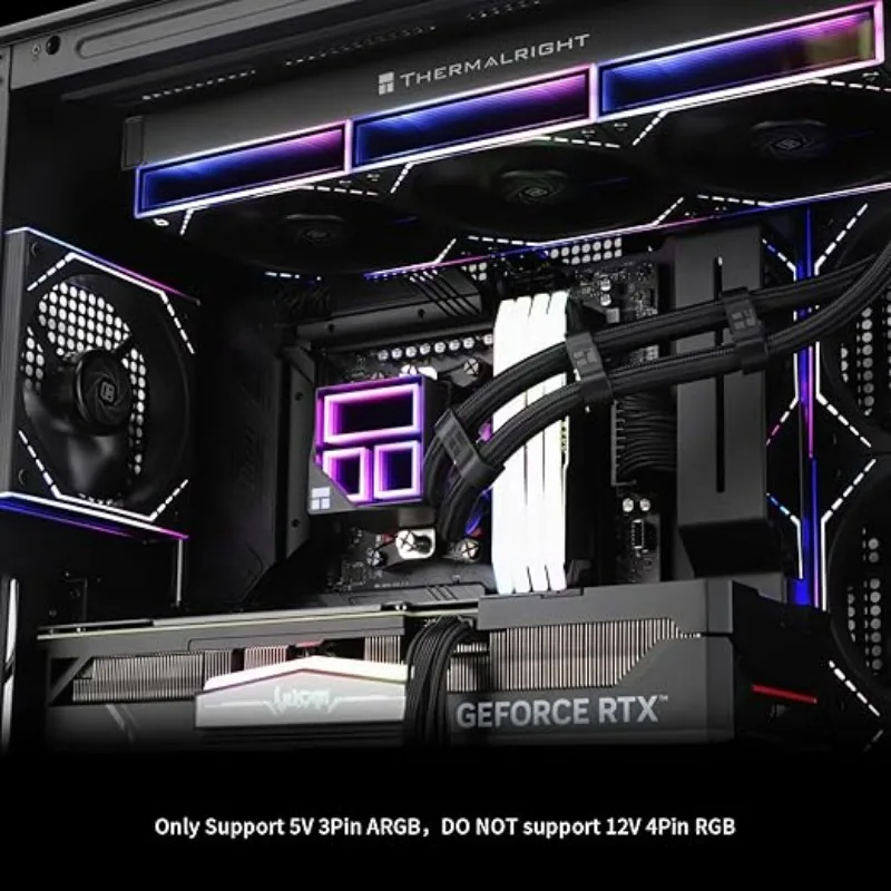 Thermalright Frozen Infinity 360 noir CPU refroidisseur d'eau Infinity miroir CPU liquide refroidisseur pour AM4 AM5 Intel 1851/115X/1200/2011