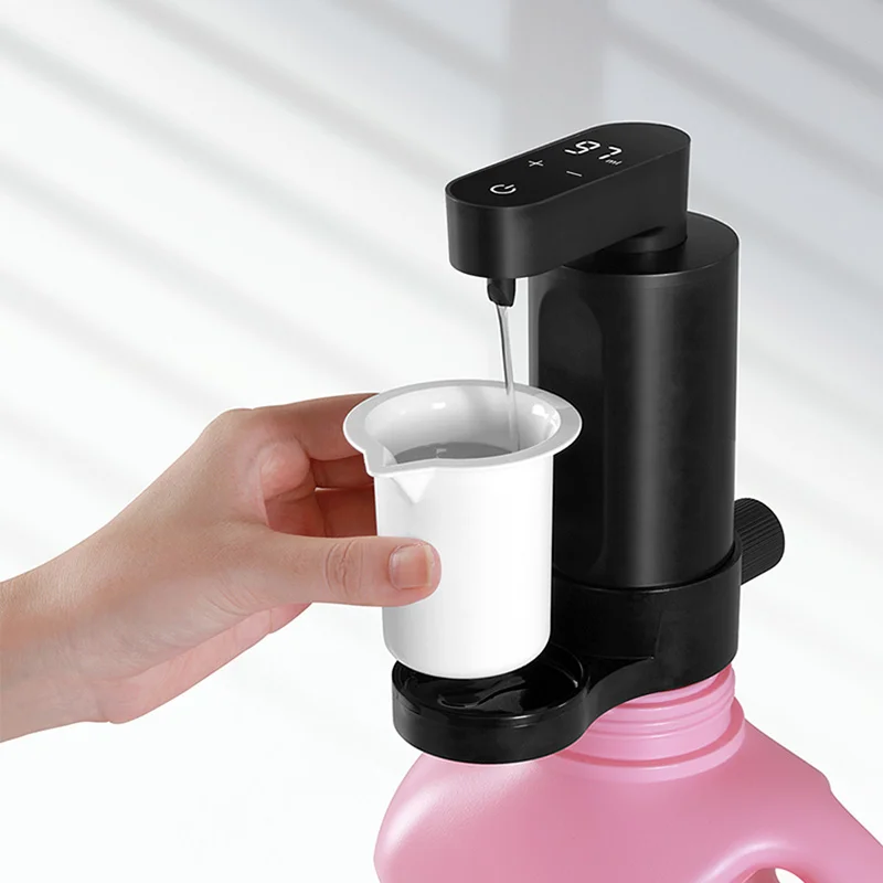 New Electric Laundry Detergent Dispenser 2000mAh USB-C Rechargeable Smart Pump Liquid Dispenser
