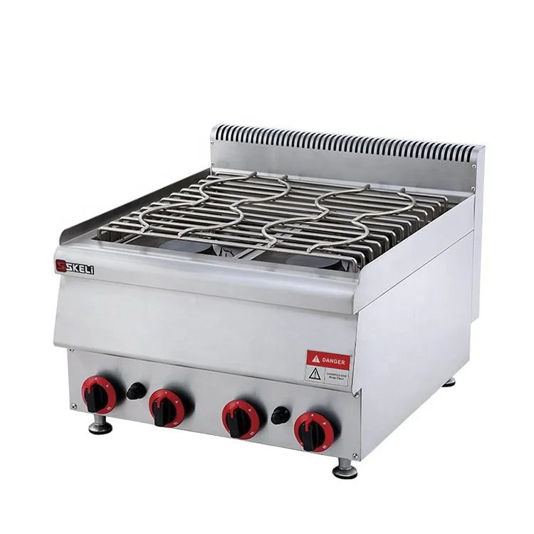 

Stainless steel barbecue stove commercial stall grilled oyster stove gas liquefied gas bbq grill outdoor