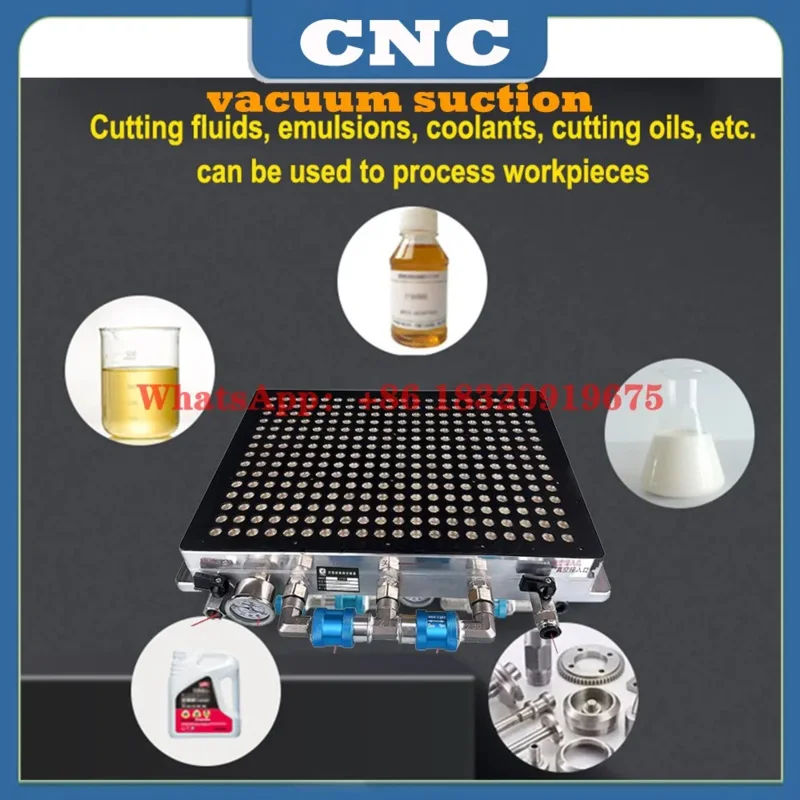 Vacuum suction cup industrial CNC non-sealing strip vacuum pump strong adsorption porous milling machine processing center