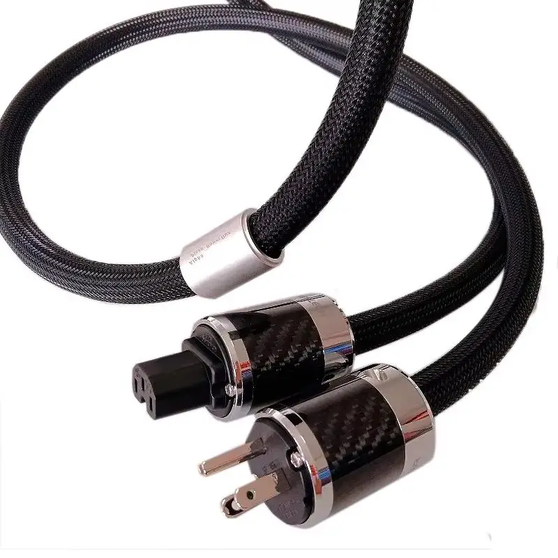Hi-end Power Cable Alpha PS-950 OCC conductor Power cable EU/US Audiophile HiFi 125V, 15A High quality power cables