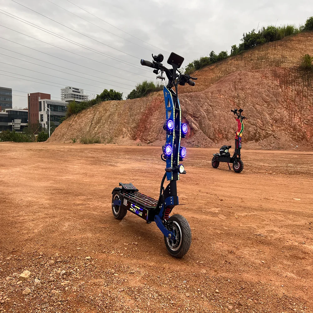 Customizable 11 Inch E8P Off-road Electric Scooter 8000W 72V Fast Speed and Powerful Segway 6000/7000W CF