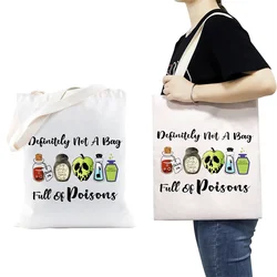 Evil Queen Witchy Gift Poison Apple Tote Bag Poison Villains Inspired Halloween Party Villain Fans Gift Halloween Decoration