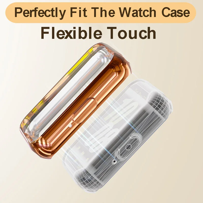 Funda de TPU para Samsung Galaxy Fit 3, Protector de pantalla, fundas completas para Galaxy Fit3, carcasa de parachoques suave, accesorios de