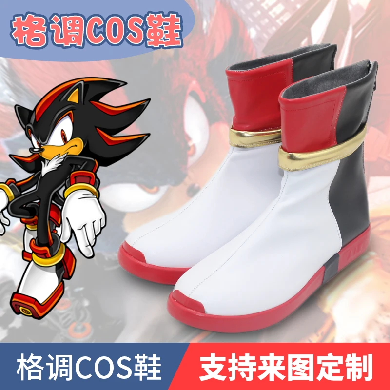 

Shadow the Hedgehog Обувь для косплея Сапоги Хэллоуин