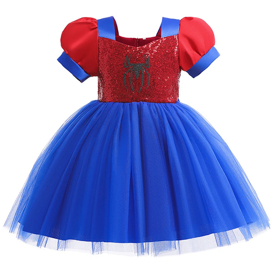 Princess Costume For Baby Toddlers Cute Princess Dress Disney Character Play Clothse for Little Children Carnival Party Outfit