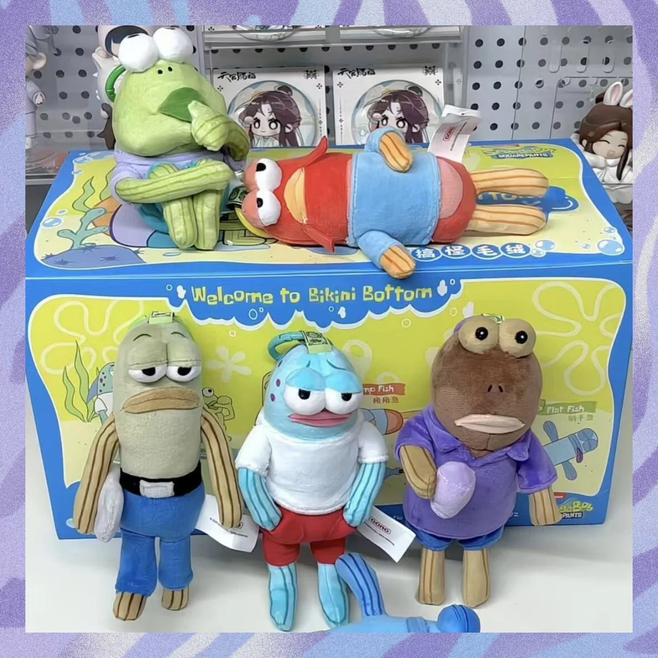 

Bikini Botton Buddies Series Funny Blind Box Toys Trendy Dolls Collection Cartoon Ornaments Mystery Box Birthday Gift