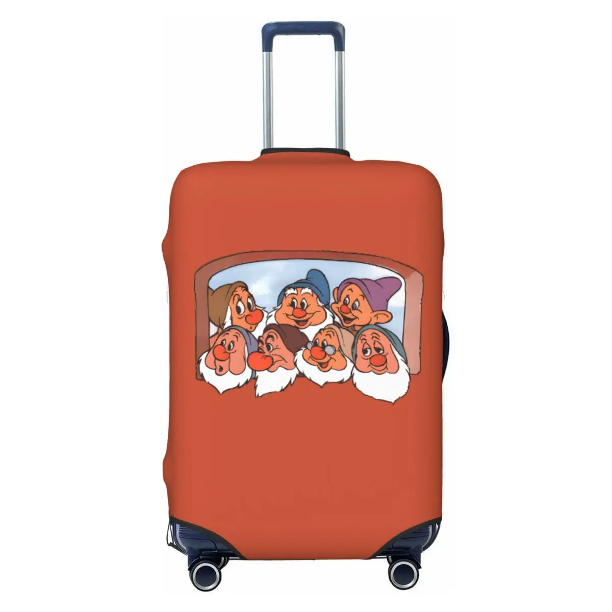 

Custom Snow White And Anime The Seven Dwarfs Luggage Cover Elastic Travel Suitcase Protective Covers Suit For 18-32 inch